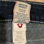 True Religion 27 Bootcut Jeans Chain Silver Bling Pockets Denim Pants Made USA Photo 3