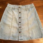Mossimo jean skirt button down front size 2 Photo 0