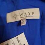 WAYF NWT  Blue Lace Up Front Tank Top (L) Photo 5