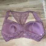 Victoria's Secret Purple Lace Bralette with Racerback Photo 1