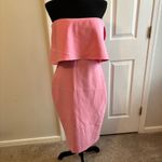 Likely  Driggs Strapless Midi Dress in Pink Size 8 Photo 1
