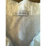 Cut Loose Size XL White Linen Long Sleeve Button Up Shirt Lagenlook Womens Top Photo 1