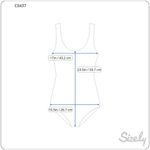 LIVE Womens Swimsuit Blue One Piece Sunset Beach Graphic Open Back Petite Small Photo 9