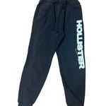 Hollister Sweatpants Womens XS Black Joggers Fleece Activewear Y2K Like Photo 0