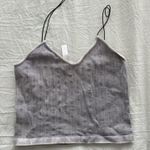 NIKIBIKI  Gray String Tank Top Photo 0