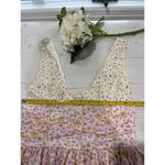 Princess Polly  Floral Print Sleeveless Mini Dress Pink‎ Orange Size 4 Photo 5