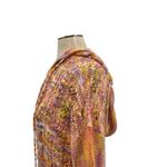 Ramy Brook Abby Marled Knit Hoodie Sweater Orange Pink Yellow Size Medium Photo 5