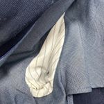 Gap Navy Linen One Button Blazer READ DESCRIPTION Photo 3