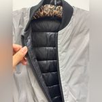 NWT All Access Reversible Bomber Jacket Platinum Reflective with Down Large Silver Photo 3