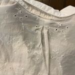 SO  White Eyelet Button Down Shirt Photo 6