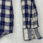 Holding Horses Anthropologie Shirt Womens 0 Snap Front Plaid Textured Design Photo 1