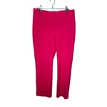 ZARA  Hot Pink Trouser Size 10 Straight Crop‎ Dress Pant Photo 1
