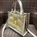 Coach Dempsey Tote 22 In Signature Canvas With Tiger print C7001 Photo 5