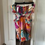Hutch B1 NWT Anthropologie  Printed Halter Romper Size 8 Color Pink Orange Photo 4