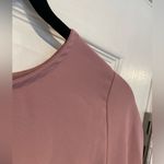 Zenana Outfitters Premium Size S Dusty Pink Batwing Sleeve Pullover Blouse Pearl Buttons Photo 6