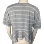 Urban Outfitters  Lumiere Paloma Stripe Ruffle Back Tie Waist Tee T-shirt Size L Photo 1