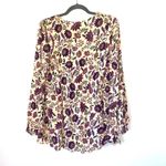 Torrid Embroidered Lace Front Textured Challis Floral Sand Babydoll Top Size 1 Photo 10