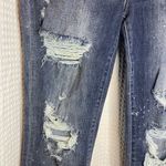 Judy Blue  Ripped Boyfriend Jeans in Dark Blue Photo 2