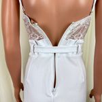 Women's Shop17 Lace Accent Romper Size Medium White Photo 13