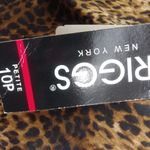 Briggs New York Briggs 10P Brown Black Leopard Mini Skirt Petite Photo 6