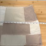 PacSun Size 24 Women's Teen Girl Patchwork Mini Skirt in Cream and Tan NEW Photo 4