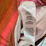 Chico's Chico’s Striped Leopard Animal Print Sleeveless Lightweight Knit Summer Dress Photo 5