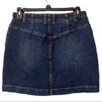 Free People size 26 worn rinse denim mini skirt Photo 12