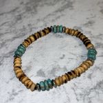 Women’s Stretchy Boho Surfer Hippie Bracelet 11* 43025 Green Photo 1