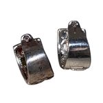 Sterling Silver Authentic Multigem 925  Brilliantly Handcrafted Earrings Huggies Photo 7