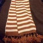 Burnt Orange and White scarf Photo 0