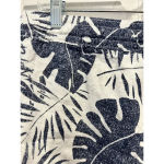 Nautica Linen Blend Blue Outdoors Casual Comfort Everyday Ladies Shorts Large Photo 4