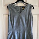 Cabela's  Blue Sleeveless Mini Dress Size 4 100% Cotton Casual Classic Photo 3