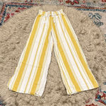 NoBo linen striped pants size small White Photo 0