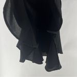 She & Sky Black Sleeveless Cami Dress Flounce Wrap Skirt Fit & Flare Mini Size S Photo 4