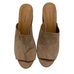 14th & Union  Hayzel Suede Block Heel Mule Mushroom - Size 9‎ Photo 4