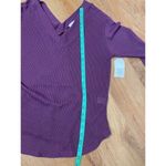 Sadie & Love Purple Vneck Sweater Top Sz S Photo 8