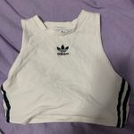 Adidas  white crop tank Photo 0