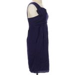 Armani Collezioni  One-Shoulder‎ Purple Silk Blend Cocktail Dress Size 2 Formal Photo 2