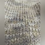 Women’s Mohair Silk Wool blend Loose Knit Mock neck Sweater Large Heather Ombre Photo 6