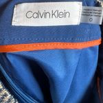 Calvin Klein white and blue fringed tweed pencil skirt size 0 NWOT Photo 8