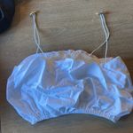 Storets Ivonne White ruched bandeau top Photo 1