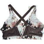 Aerie OFFLINE Shine Strappy Back Sports Bra in Cocoa Cream XL NWT Photo 4
