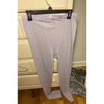 SKIMS  size 3X  lace pointelle logo leggings NWT lavender purple lace trim Photo 5
