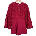 Keepsake Raspberry Mirrors Playsuit Floral Lace Sz S Photo 5
