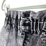 KanCan High Waist Charcoal Acid Wash Paperbag Jogger Jeans Size 3/25 Streetwear Gray Photo 1