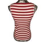 Faded Glory  Lace Up Wide Strap Tank Top Sweater 4th Of July Photo 1