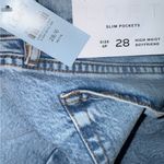 Loft  High Waist Boyfriend Jeans Medium Wash Women's Size 28/6 Petite NWT Photo 7