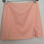 Forever 21  Pink Pinstripe Mini Skirt Size Small Photo 6