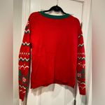 Holiday Time  Size S Merry Christmas Embellished Sequin Crew Neck Ugly Sweater Photo 5