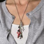 Women's Multi Colored Silver Cross Jewellery Photo 2
